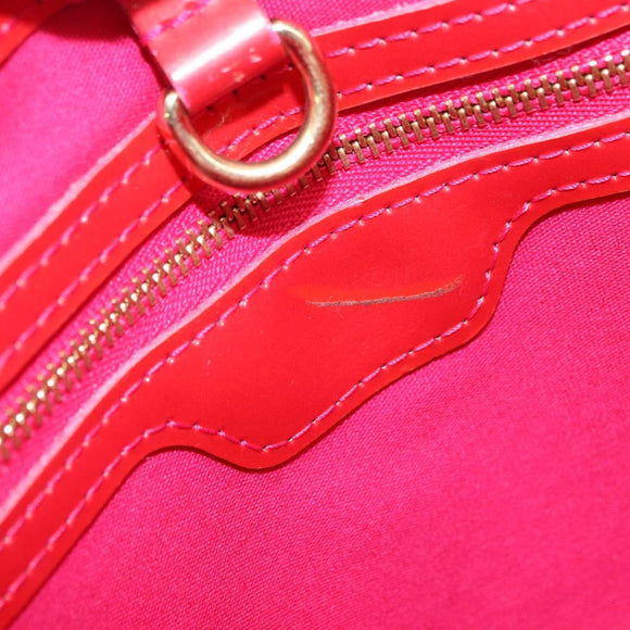 LOUIS VUITTON Monogram Vernis Wilshire PM Bag Rose Pop M93643 LV Auth 196272