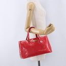 LOUIS VUITTON Monogram Vernis Wilshire PM Bag Rose Pop M93643 LV Auth 196272-25