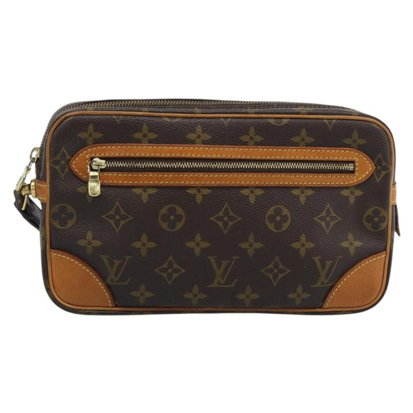 LOUIS VUITTON Monogram Marly Dragonne GM Clutch Bag M51825 LV Auth 196273