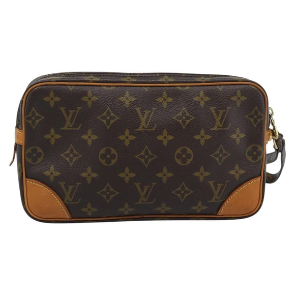 LOUIS VUITTON Monogram Marly Dragonne GM Clutch Bag M51825 LV Auth 196273