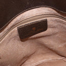 GUCCI GG Supreme Web Sherry Line Bag PVC Beige Gold 904 02 081 Auth 196276-16