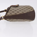 GUCCI GG Supreme Web Sherry Line Bag PVC Beige Gold 904 02 081 Auth 196276-5