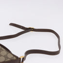 GUCCI GG Supreme Web Sherry Line Bag PVC Beige Gold 904 02 081 Auth 196276-8