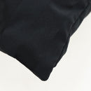 FENDI Pecan Canvas Pak Peking Shoulder Bag Nylon Silver Black Auth 196280M-16