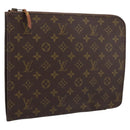 LOUIS VUITTON Monogram Posh Documents Briefcase M53457 LV Auth 196281-1