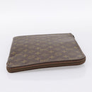 LOUIS VUITTON Monogram Posh Documents Briefcase M53457 LV Auth 196281-4