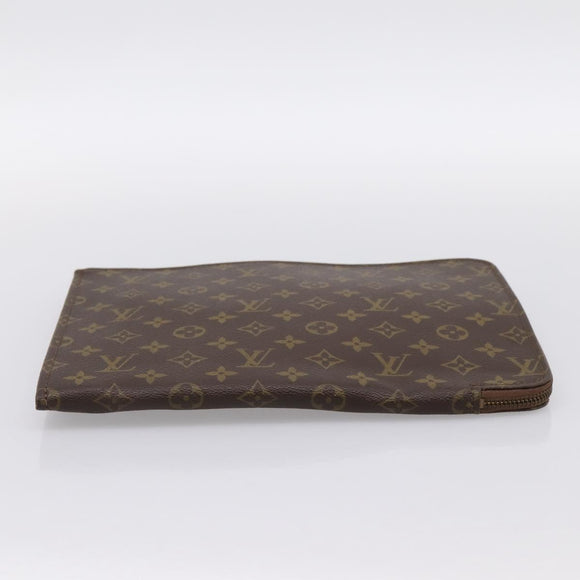 LOUIS VUITTON Monogram Posh Documents Briefcase M53457 LV Auth 196281