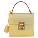 LOUIS VUITTON Monogram Vernis Spring Street Hand Bag Gris M91029 LV Auth 196286-13