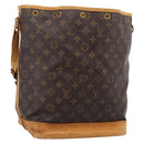 LOUIS VUITTON Monogram Petit Noe Shoulder Bag M42226 LV Auth 196290-1