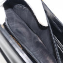 BALLY Chain Shoulder Bag Leather Black Gold Auth 196292-22