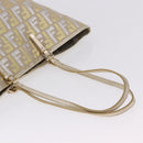 FENDI Zucca Canvas Tote Bag Gold Auth 196293A-7