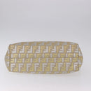 FENDI Zucca Canvas Tote Bag Gold Auth 196293A-5