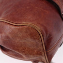 Miu Miu Hand Bag Leather Red Silver Auth 196298-15