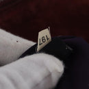 Miu Miu Hand Bag Leather Red Silver Auth 196298-12