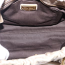 Miu Miu Matelasse Hand Bag Leather 2way Beige Gold Auth 196299A-11