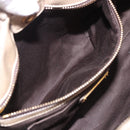 Miu Miu Matelasse Hand Bag Leather 2way Beige Gold Auth 196299A-22