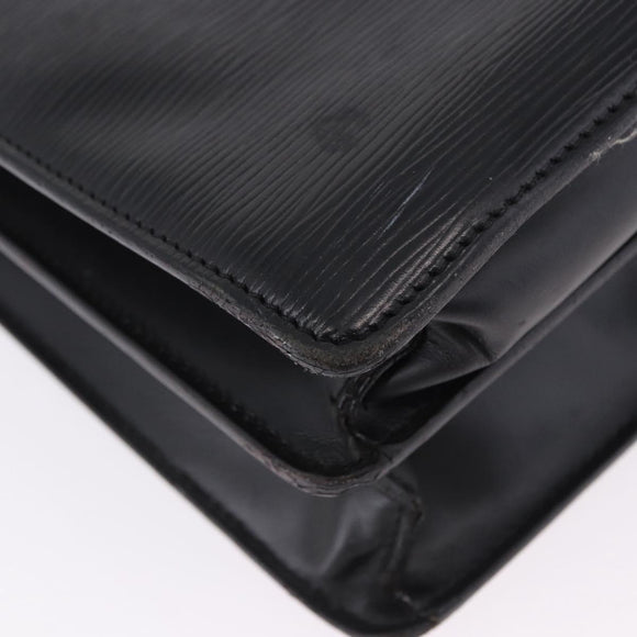 LOUIS VUITTON Epi Serviette Conseiller Business Bag Black M54422 LV Auth 196300