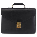 LOUIS VUITTON Epi Serviette Conseiller Business Bag Black M54422 LV Auth 196300-13