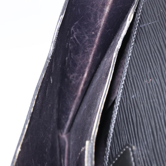 LOUIS VUITTON Epi Serviette Conseiller Business Bag Black M54422 LV Auth 196300