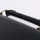 LOUIS VUITTON Epi Serviette Conseiller Business Bag Black M54422 LV Auth 196300-14