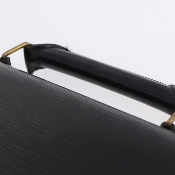 LOUIS VUITTON Epi Serviette Conseiller Business Bag Black M54422 LV Auth 196300