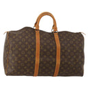 LOUIS VUITTON Monogram Keepall 50 Boston Bag M41426 LV Auth 196301-1