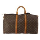 LOUIS VUITTON Monogram Keepall 50 Boston Bag M41426 LV Auth 196301-2