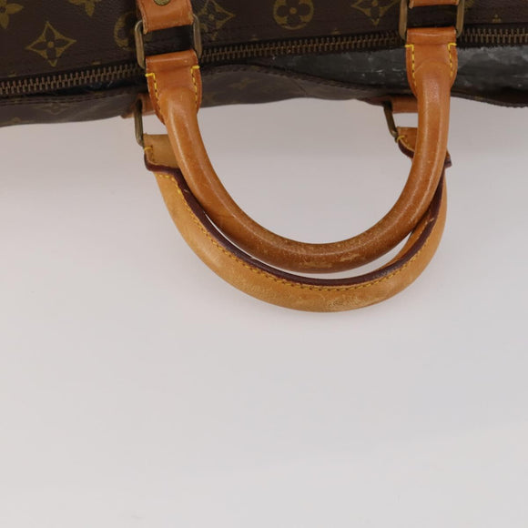 LOUIS VUITTON Monogram Keepall 50 Boston Bag M41426 LV Auth 196301