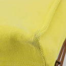 LOEWE Cushion Tote Small Tote Bag Canvas Yellow Auth 196303A-15
