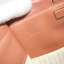 LOEWE Cushion Tote Small Tote Bag Canvas Yellow Auth 196303A-19