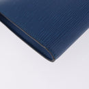 LOUIS VUITTON Epi Pochette Accessoires Pouch Blue M52985 LV Auth 196311-16