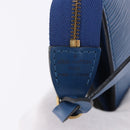 LOUIS VUITTON Epi Pochette Accessoires Pouch Blue M52985 LV Auth 196311-17