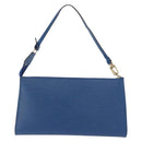 LOUIS VUITTON Epi Pochette Accessoires Pouch Blue M52985 LV Auth 196311-2