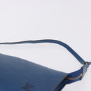 LOUIS VUITTON Epi Pochette Accessoires Pouch Blue M52985 LV Auth 196311-8