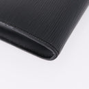 LOUIS VUITTON Epi Pochette Accessoires Pouch Black M52982 LV Auth 196312V-10