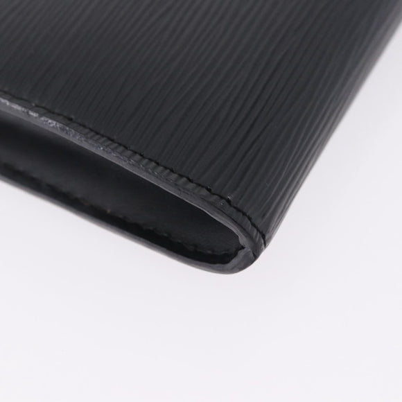 LOUIS VUITTON Epi Pochette Accessoires Pouch Black M52982 LV Auth 196312V