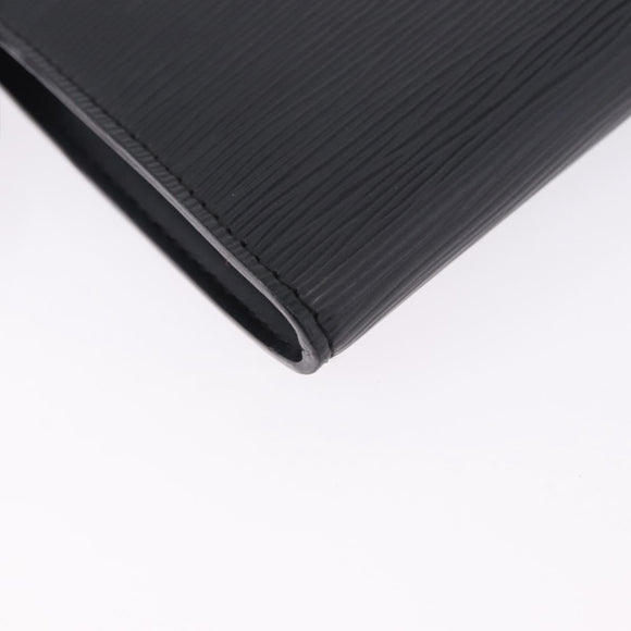 LOUIS VUITTON Epi Pochette Accessoires Pouch Black M52982 LV Auth 196312V
