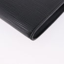 LOUIS VUITTON Epi Pochette Accessoires Pouch Black M52982 LV Auth 196312V-13
