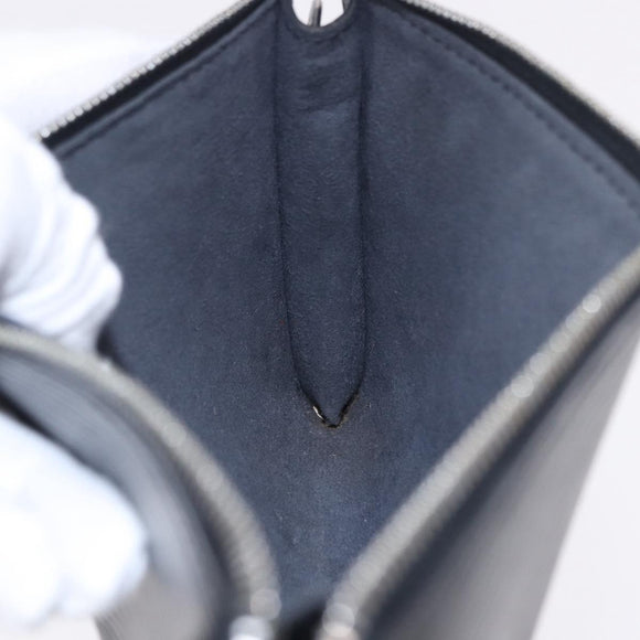 LOUIS VUITTON Epi Pochette Accessoires Pouch Black M52982 LV Auth 196312V