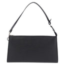 LOUIS VUITTON Epi Pochette Accessoires Pouch Black M52982 LV Auth 196312V-2