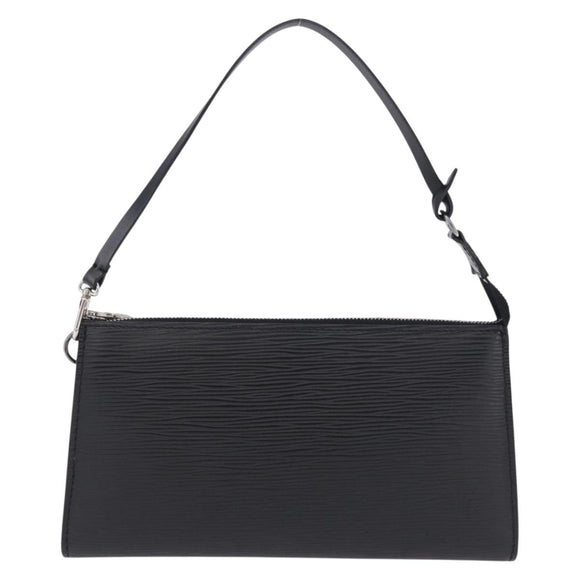 LOUIS VUITTON Epi Pochette Accessoires Pouch Black M52982 LV Auth 196312V