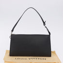 LOUIS VUITTON Epi Pochette Accessoires Pouch Black M52982 LV Auth 196312V-21