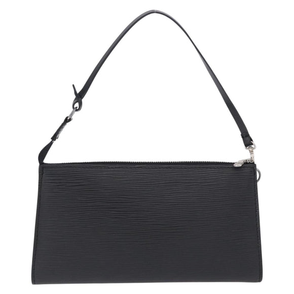 LOUIS VUITTON Epi Pochette Accessoires Pouch Black M52982 LV Auth 196312V