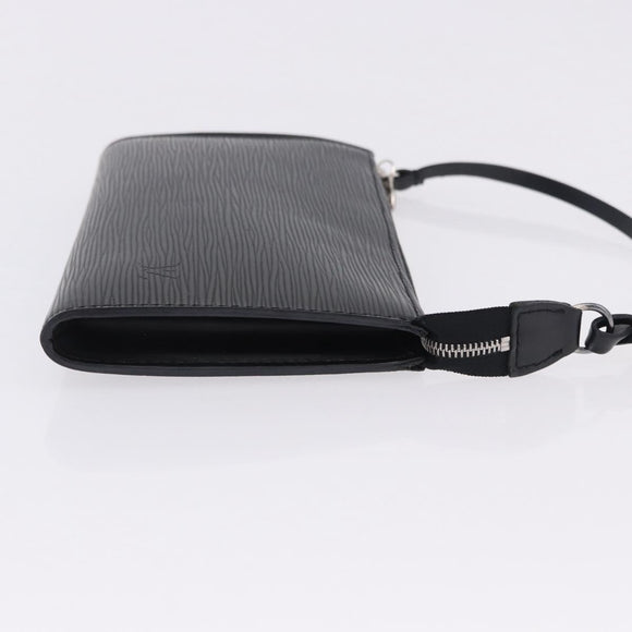 LOUIS VUITTON Epi Pochette Accessoires Pouch Black M52982 LV Auth 196312V