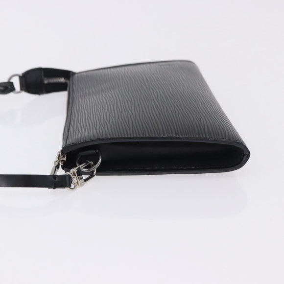 LOUIS VUITTON Epi Pochette Accessoires Pouch Black M52982 LV Auth 196312V
