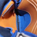 LOEWE Irohebe Nature Neck Pouch Shoulder Bag Canvas Blue Silver Auth 196313A-11