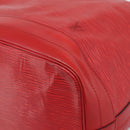 LOUIS VUITTON Epi Noe Shoulder Bag Red M44007 LV Auth 196315-9