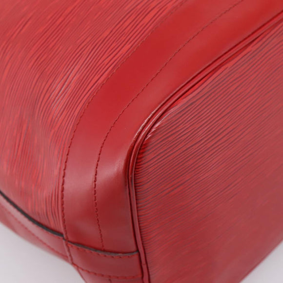 LOUIS VUITTON Epi Noe Shoulder Bag Red M44007 LV Auth 196315