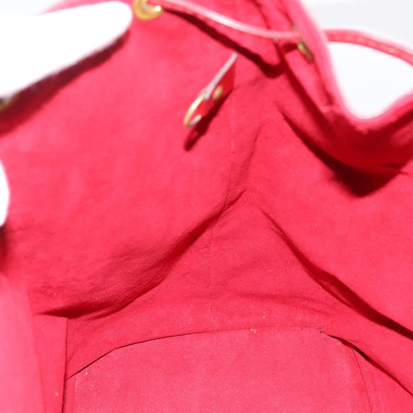 LOUIS VUITTON Epi Noe Shoulder Bag Red M44007 LV Auth 196315