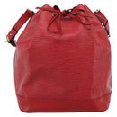LOUIS VUITTON Epi Noe Shoulder Bag Red M44007 LV Auth 196315-13